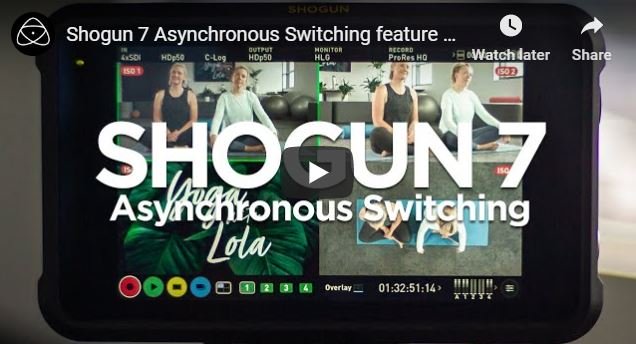 Atomos Shogun 7 Switching Demo