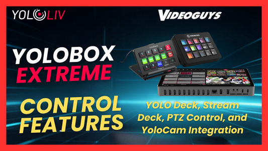 YoloBox Extreme Control Features: YOLO Deck, Stream Deck, PTZ Control, and YoloCam Integration