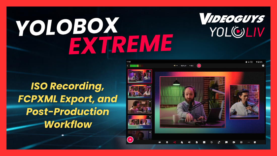 YoloBox Extreme Visual Production Tools: LUTs, Custom Layouts, Telestrate, and Audience Engagement