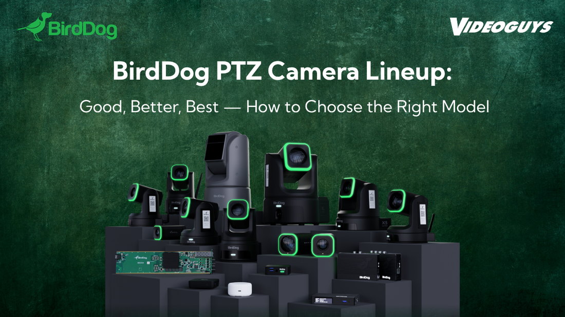 BirdDog PTZ Camera Lineup: Good, Better, Best — How to Choose the Right Model