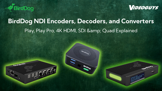 BirdDog NDI Encoders, Decoders, and Converters: Play, Play Pro, 4K HDMI, SDI &amp; Quad Explained