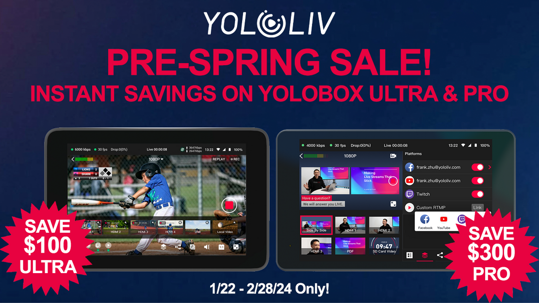 Get the Best Deals on YoloLiv YoloBox Ultra & Pro!