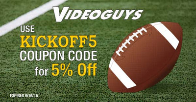 Save 5% Off and FREE Shipping with coupon code KICKOFF5