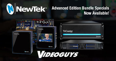 NewTek TriCaster Advanced Edition Bundle Specials Now Available