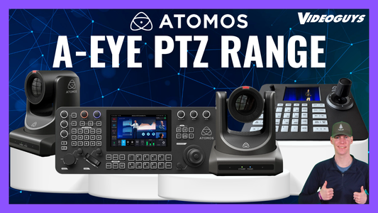 Build a Professional PTZ Camera Workflow with the Atomos A-Eye Camera Lineup & Controller Pro