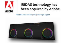 What the Adobe acquisition of IRIDAS technology means for our professional video applications