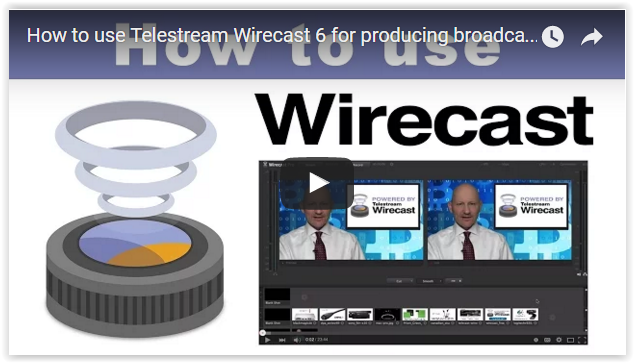 Excellent Video Tutorial on Telestream Wirecast