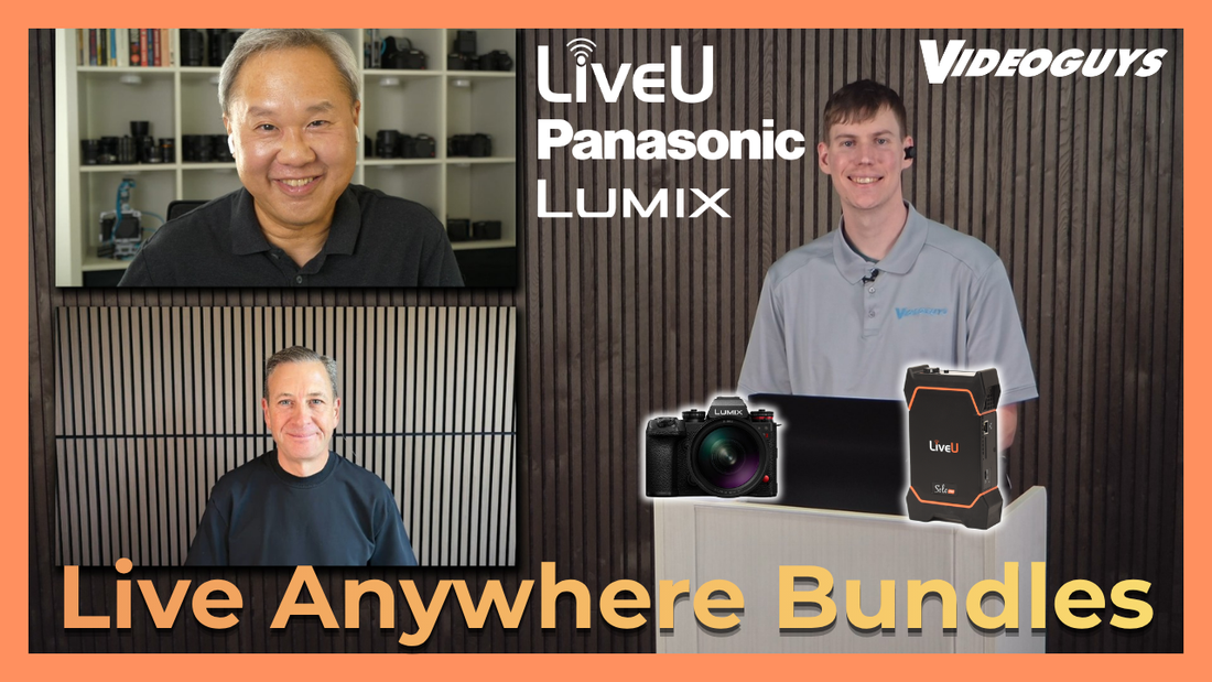 Stream Anywhere with Panasonic LUMIX S1II + LiveU Solo PRO