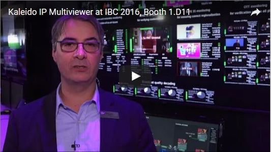 Grass Valley Kaleido IP Multiviewer at IBC 2016