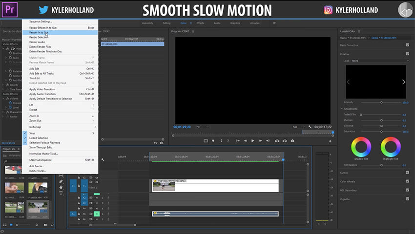 Perfect Premiere Pro Slow Motion Tutorial