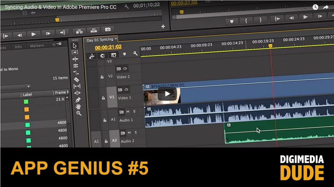 Learn How to Sync Audio and Video in Adobe Premiere Pro CC