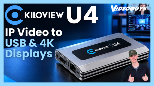 Kiloview U4 IP Video Dock: Connect NDI Cameras to USB and 4K Displays