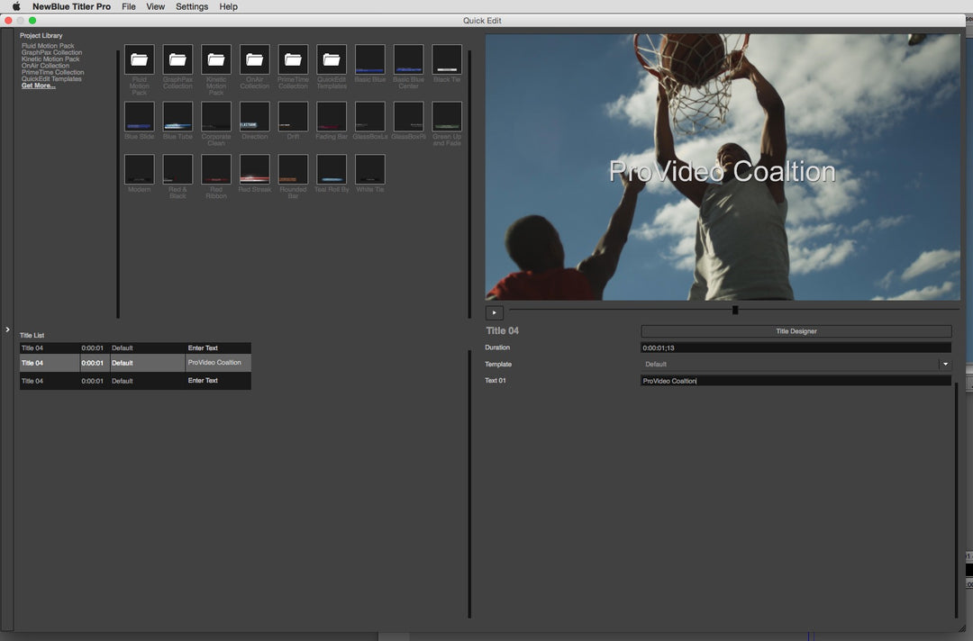 In Depth Review of NewBlueFX Titler Pro for Avid Editors
