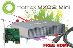 Matrox MXO2 Mini is  the only "Triple-A" rated I/O hardware on the market