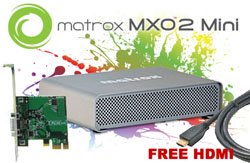 Matrox MXO2 Mini is  the only &quot;Triple-A&quot; rated I/O hardware on the market