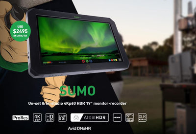 Atomos Sumo Monitor & Recorder 4Kp60 HDR Introduced at NAB 2017