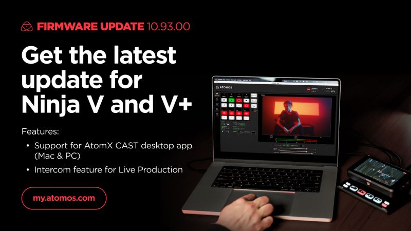 Atomos Ninja V & Ninja V+ Firmware Update