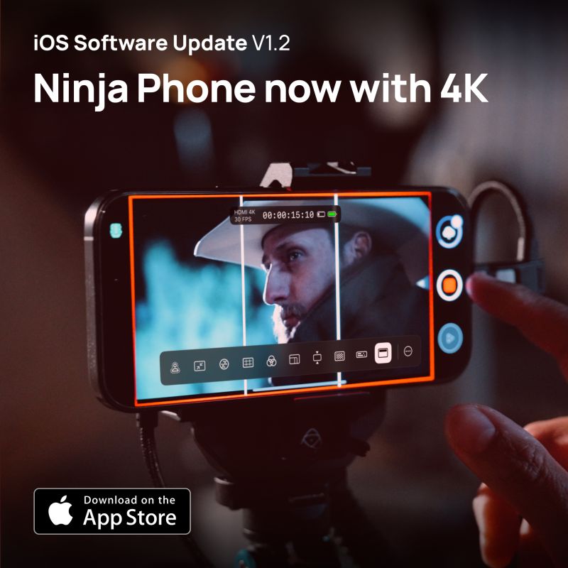 4K Update for the Atomos Ninja Phone is here!