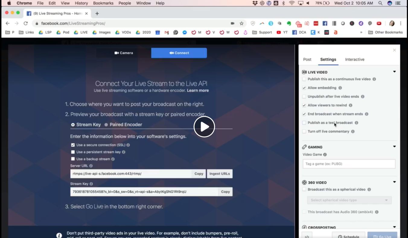 Live Streaming Pros: How To Test a Facebook LIVE Stream Without Going ...