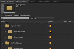 Creating a Bin Structure Inside Your NLE