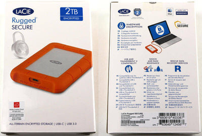 LaCie Rugged Secure 2TB: Portable Encryption