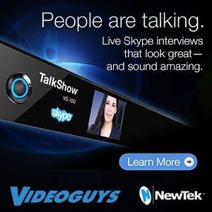$1,000 off NewTek TalkShow Solution for Live Skype Interviews