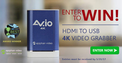 Win an Epiphan AV.io 4K Video Grabber!
