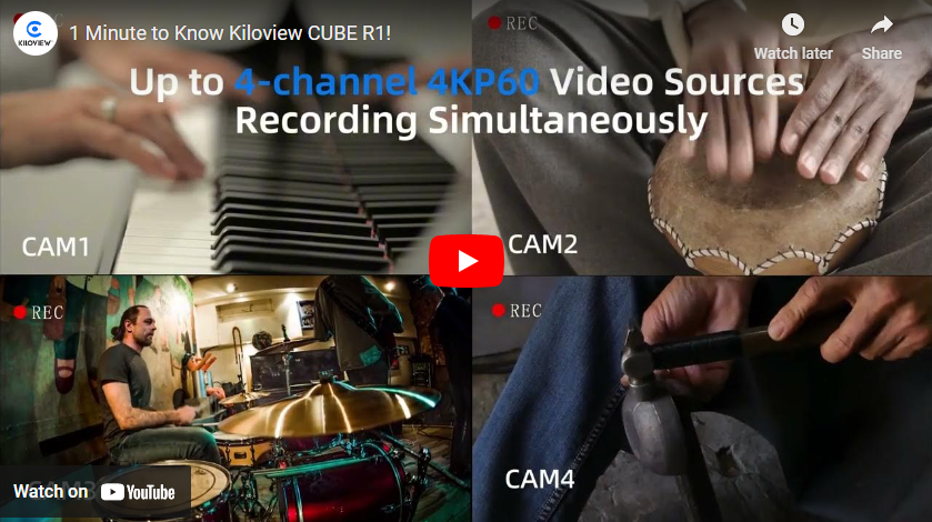Kiloview CUBE R1 NDI Recorder Quick Rundown