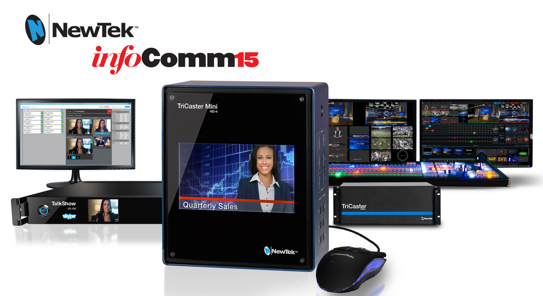 NewTek to show TriCaster Mini, TalkShow & more at InfoComm 2015