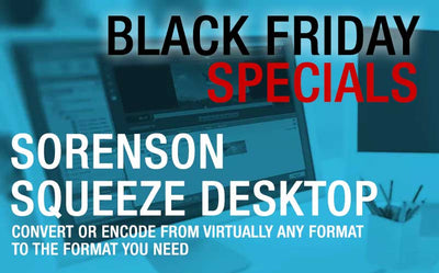 Cyber Monday and Black Friday: Sorenson Media 2016 Holiday Sale