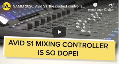 See Why the Avid S1 is the World's the Coolest Control Surface