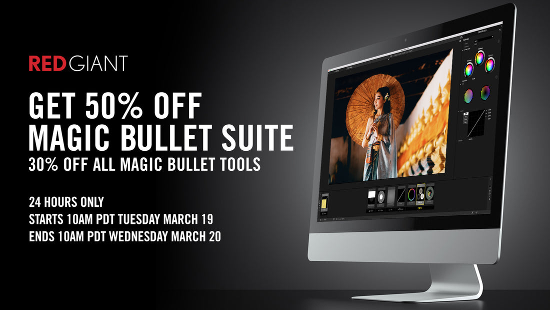 Red Giant 24hr Magic Bullet Suite Flash Sale!