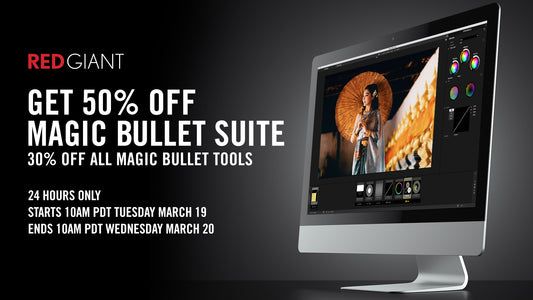 Red Giant 24hr Magic Bullet Suite Flash Sale!