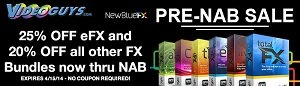 Up to 25% Off NewBlue FX Bundles