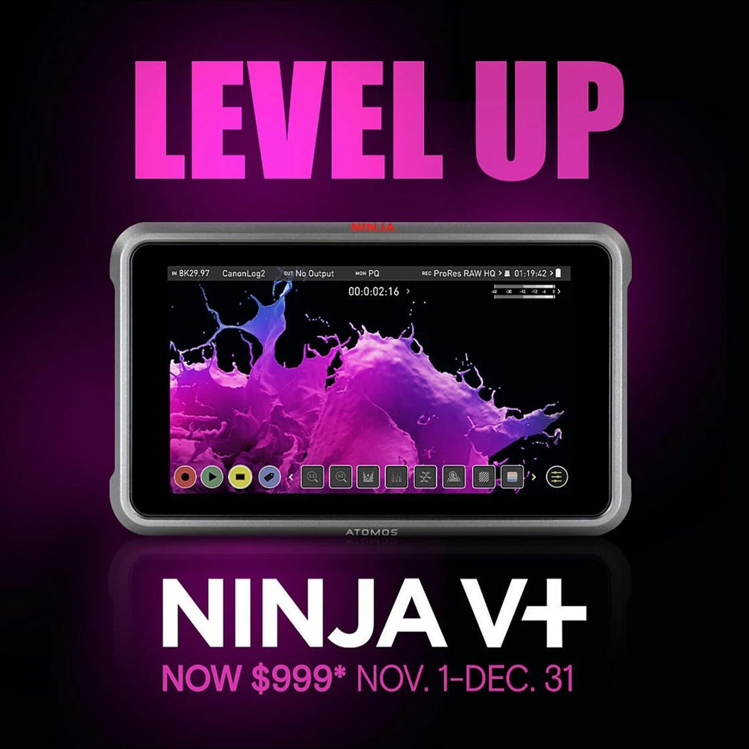 Black Friday Savings on Atomos Ninja V+ and Ninja V+ Pro Kit