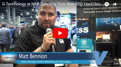 G-Technology at NAB Debuting Their New SSD Hard Drives
