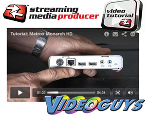How to Stream Live and Record your production for under $1,000 with the Matrox Monarch HD