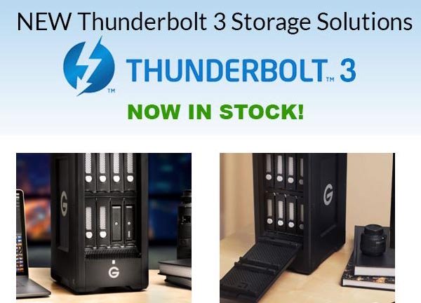 G-Technology's Shuttle XL Thunderbolt 3 Now Shipping!