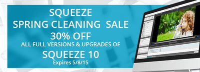 SQUEEZE SPRING CLEANING SALE!