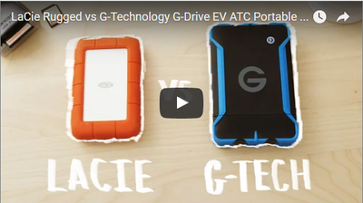 LaCie Rugged vs G-Technology G-Drive EV ATC Portable Hard Drives