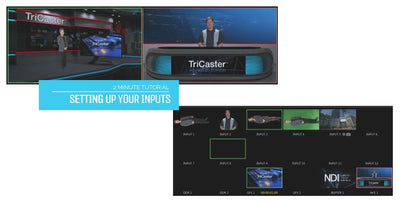 TriCaster 2-Minute Tutorial - Advanced Edition: How to Set Up Hardware Inputs