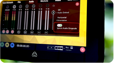 Atomos Shogun Firmware Update: Ignore Audio Dropouts