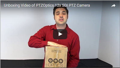Stream Dudes: Unboxing Video of PTZOptics 12x-SDI PTZ Camera