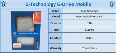 Review on G-Technology G-Drive Mobile USB-C External HDD