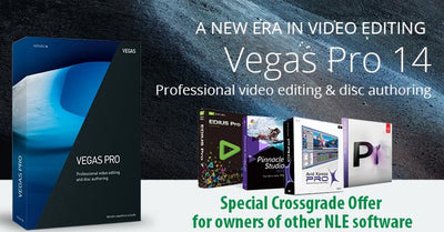 NLE Users Switch to Vegas Pro 14 with Special Crossgrade Offer