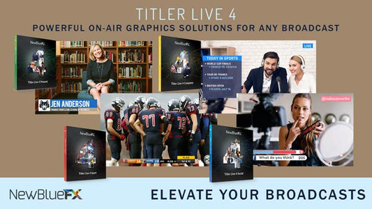Introducing NewBlueFX's Titler Live 4 On-Air Graphics Software!