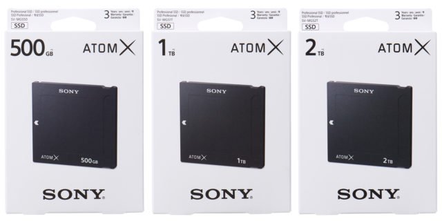 Sony AtomX SSDmini Drives for Atomos Ninja V are here!