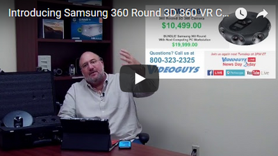 Introducing Samsung 360 Round 3D 360 VR Camera