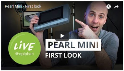 Live at Epiphan Video Introduces Pearl Mini a Small All-In-One Video Production System