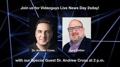 Happy Birthday to NDI! Videoguys Live Webinar with Dr. Andrew Cross